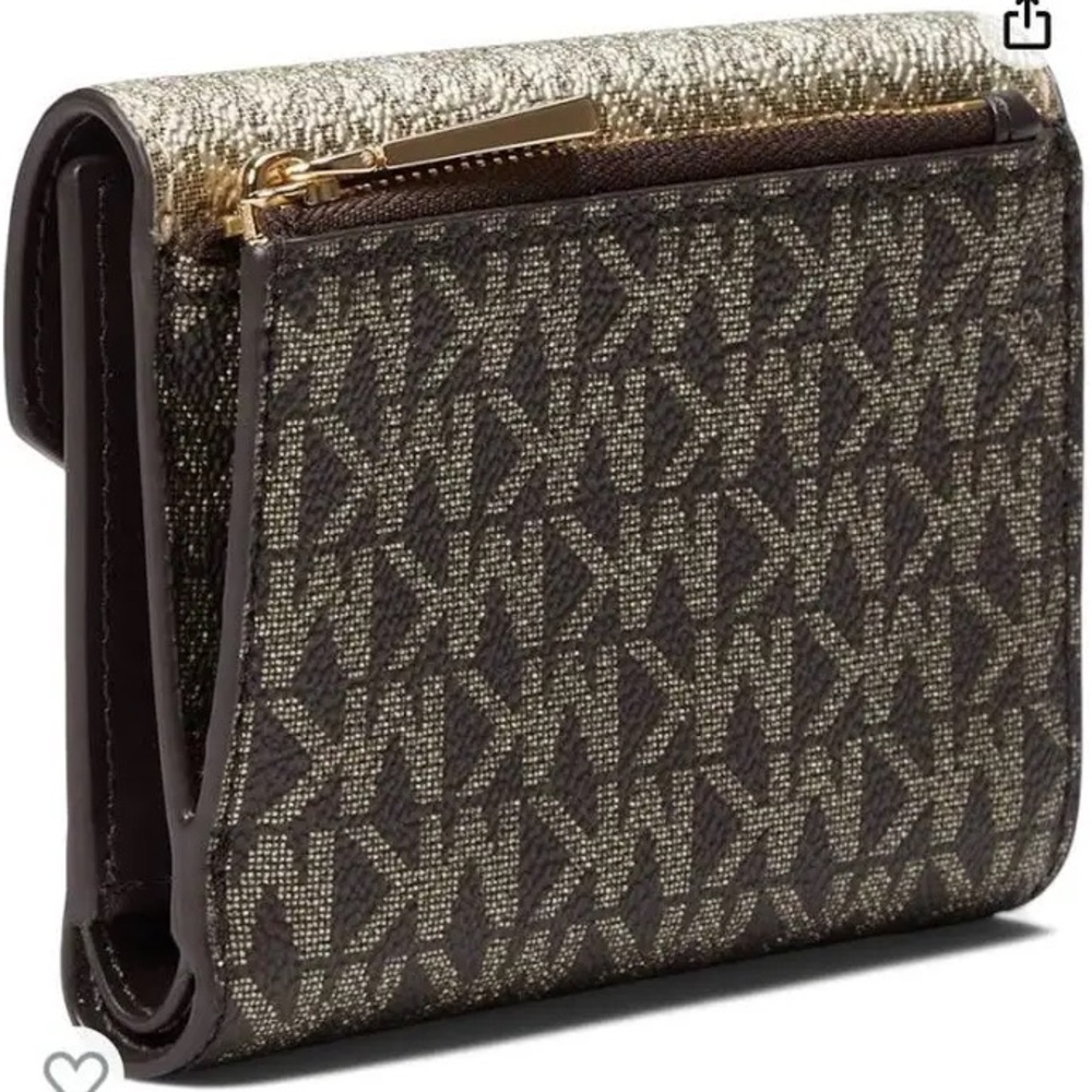 MICHAEL Michael Kors Gold and Black Wallet - Picture 2 of 8